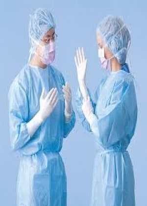 Sterile Surgical Gown With Gloves